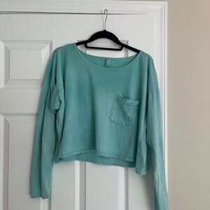 American Apparel long sleeve crop top